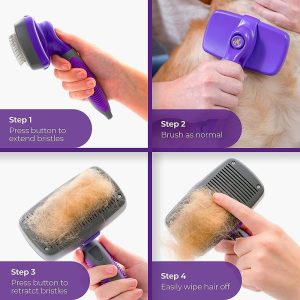 Best Cat Brushes : Slicker Brush By Hertzko